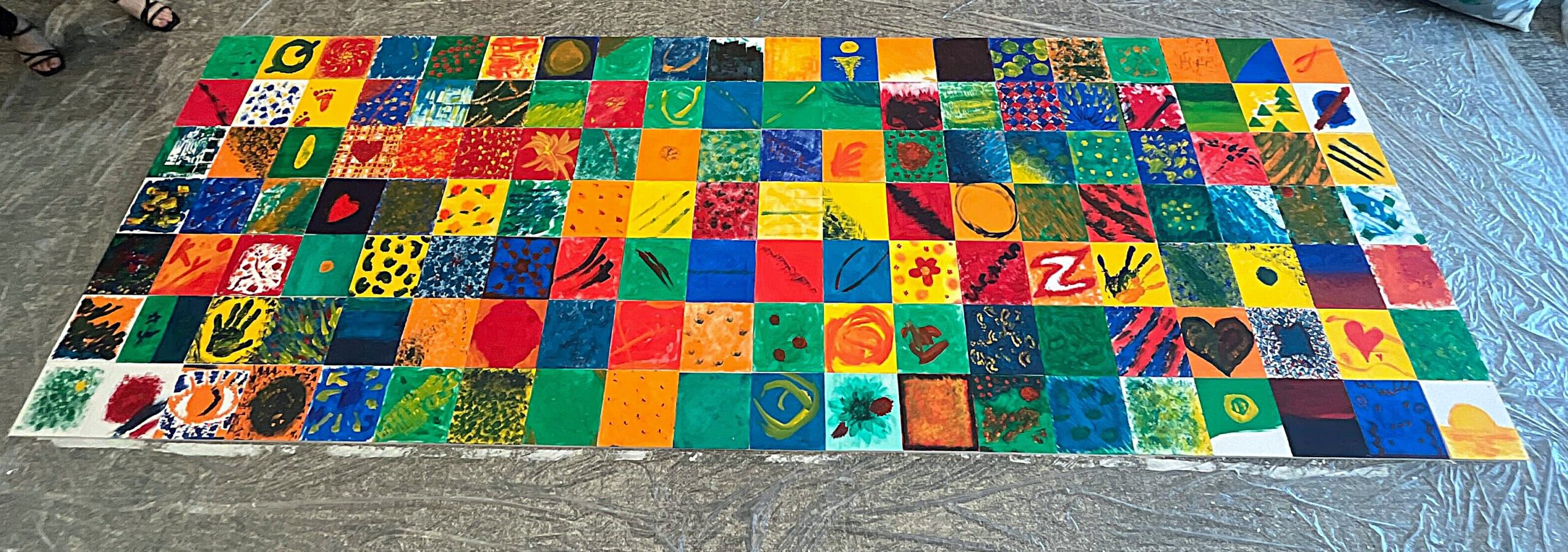 ビズメイツ株式会社のアートワークショップによる作品