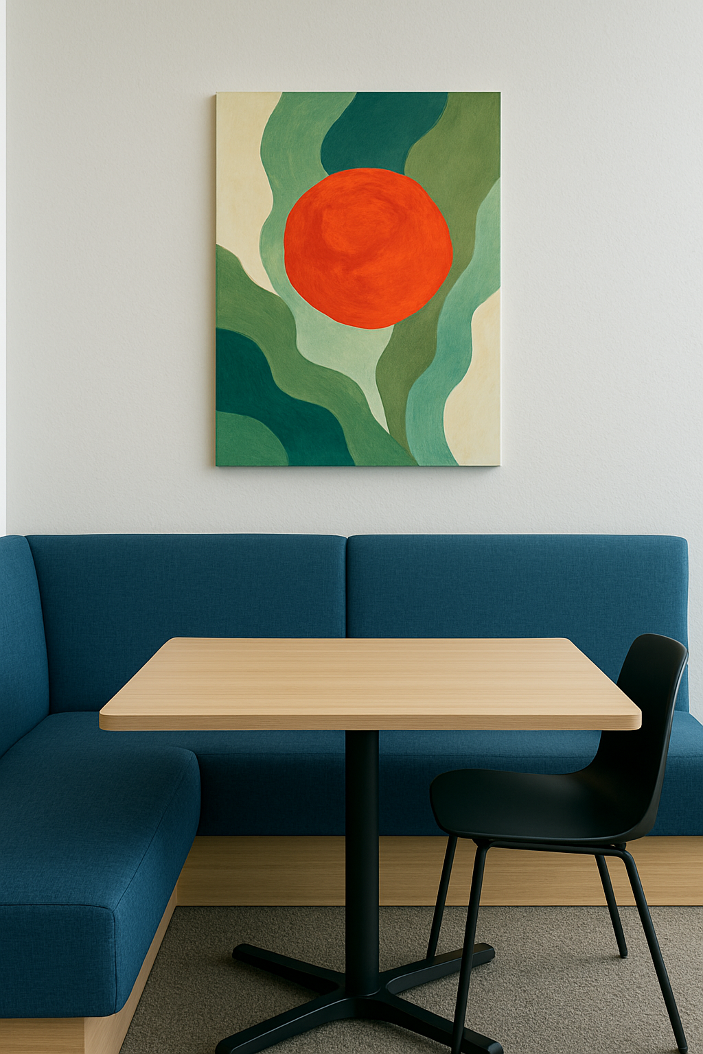 ファミレス席 アート パネル