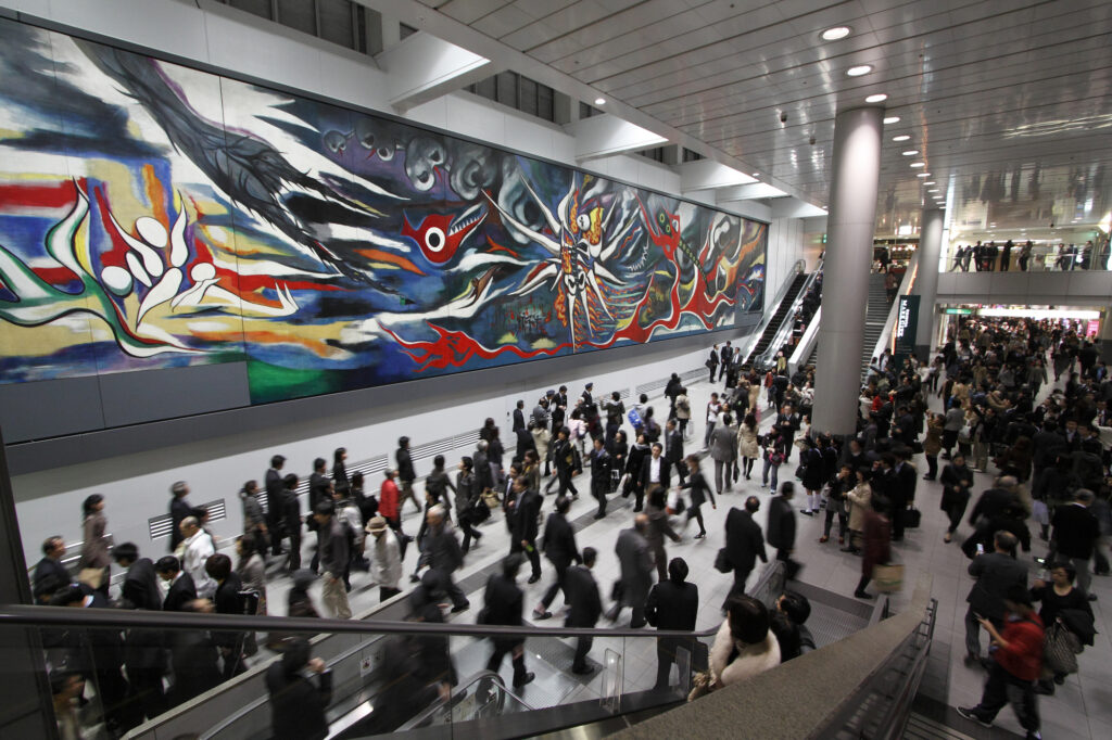 岡本太郎によるミューラル(壁画)明日の神話