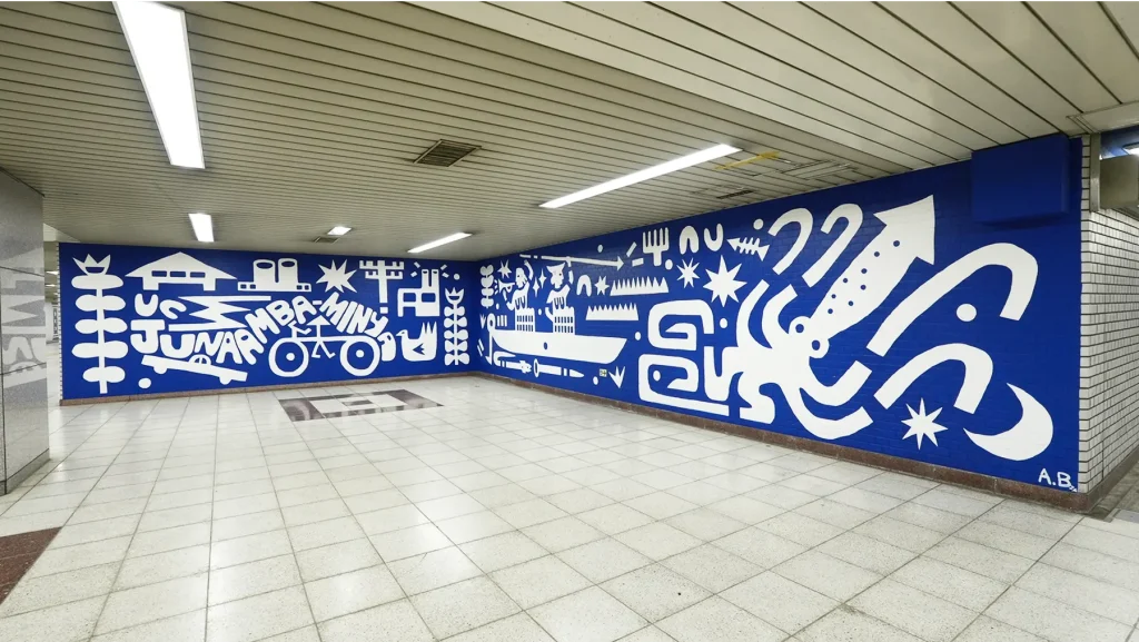 西武有楽町線のミューラル(壁画)アート