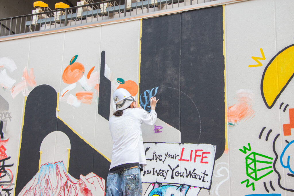 ミカン下北のFREEWALL③(NOMAL ART COMPANY)